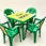 custom printed plastic table